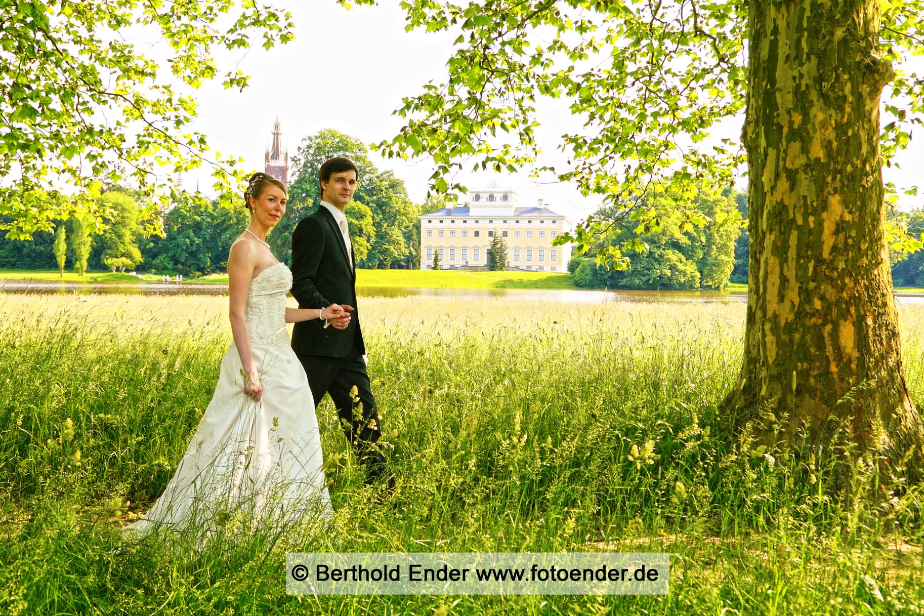 Hochzeitsfotos im Wörlitzer Park: Fotostudio Ender