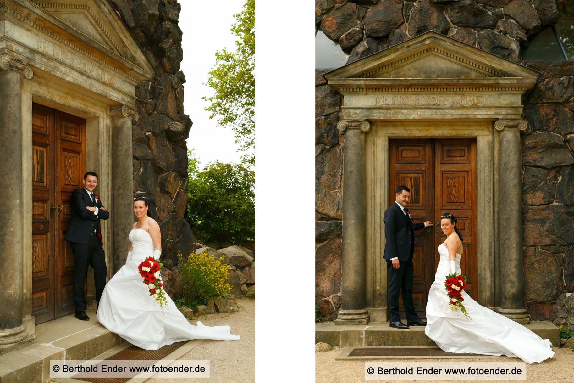 Brautpaarfotos im Wörlitzer Park, Fotostudio Ender