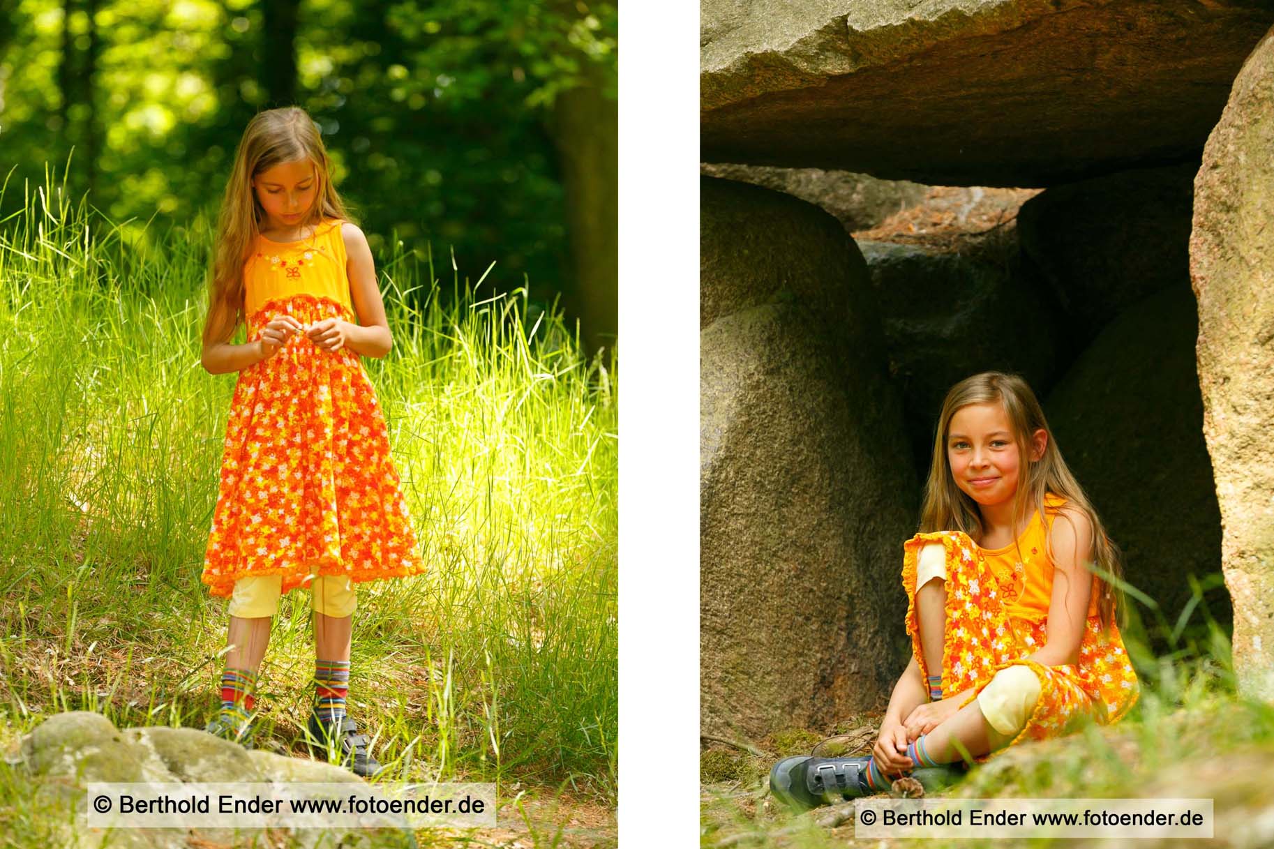 Fotoshooting on location im Park Oranienbaum - Fotostudio Ender