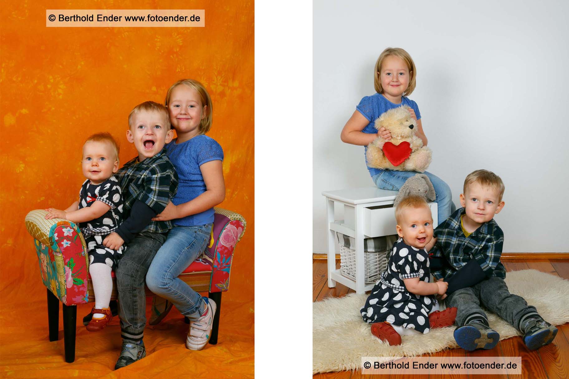 Kinderbilder im Fotostudio Ender