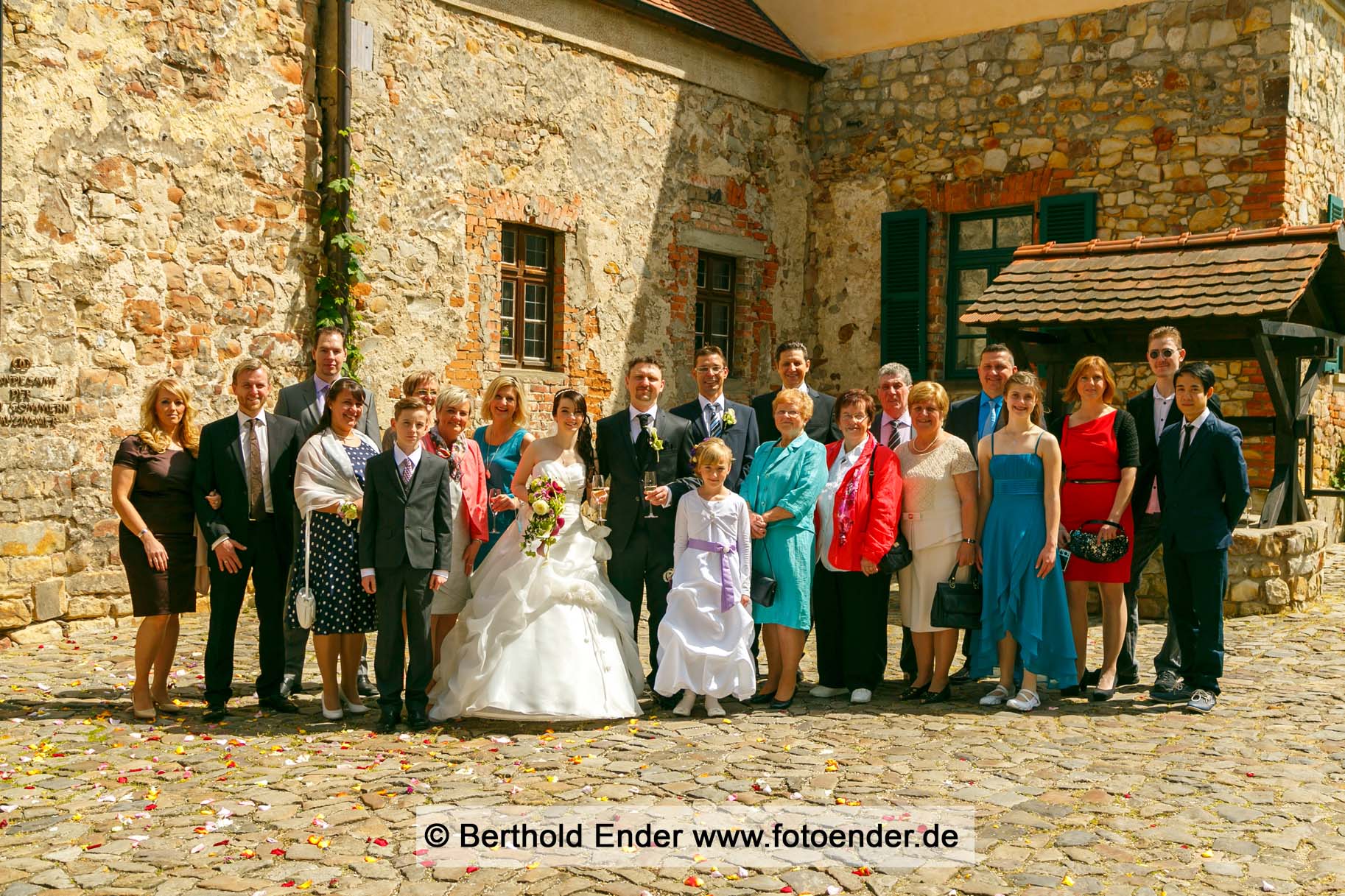 Hochzeit auf der Wasserburg in Gommern