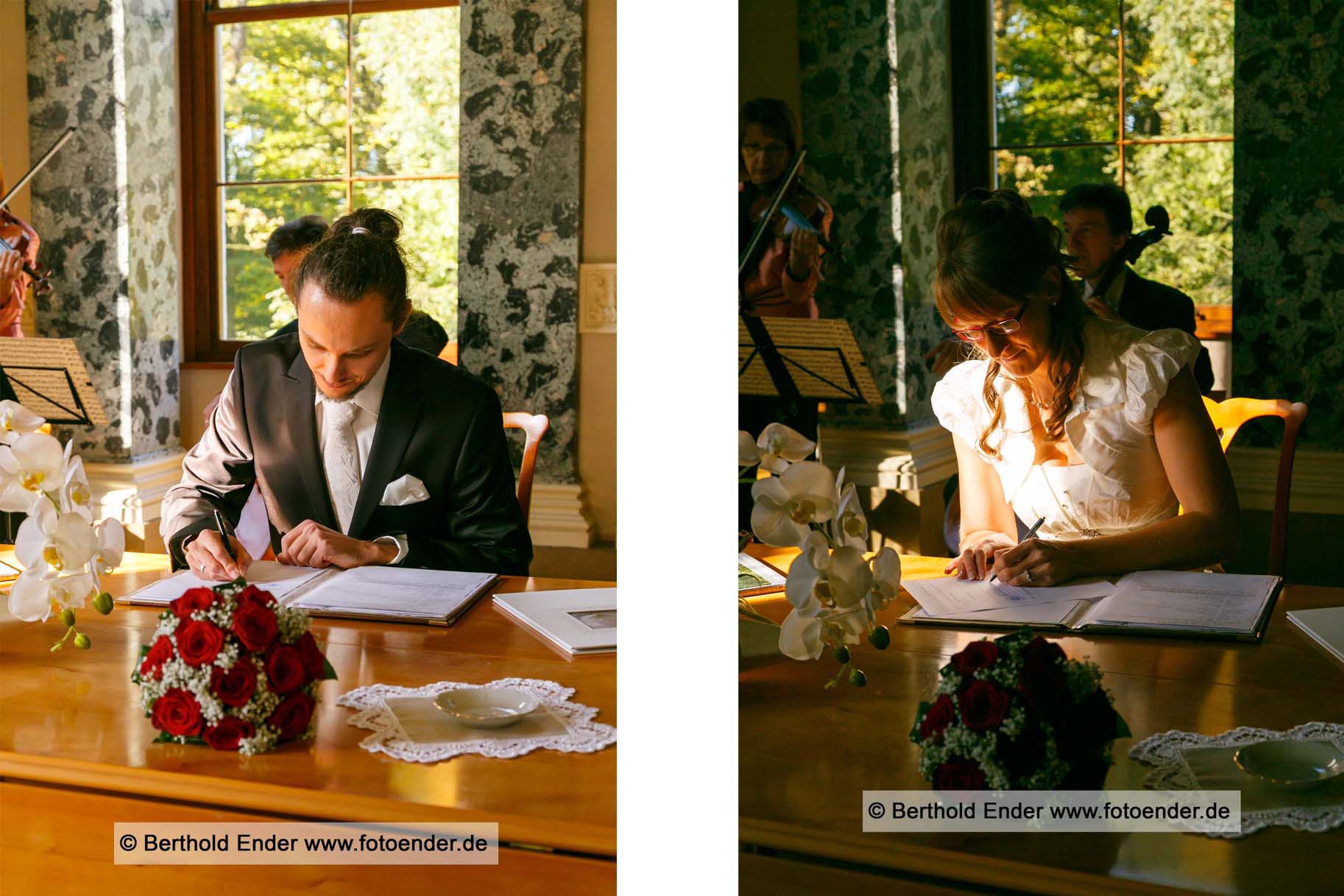 Hochzeitsfotos im Luisium: Fotostudio Ender