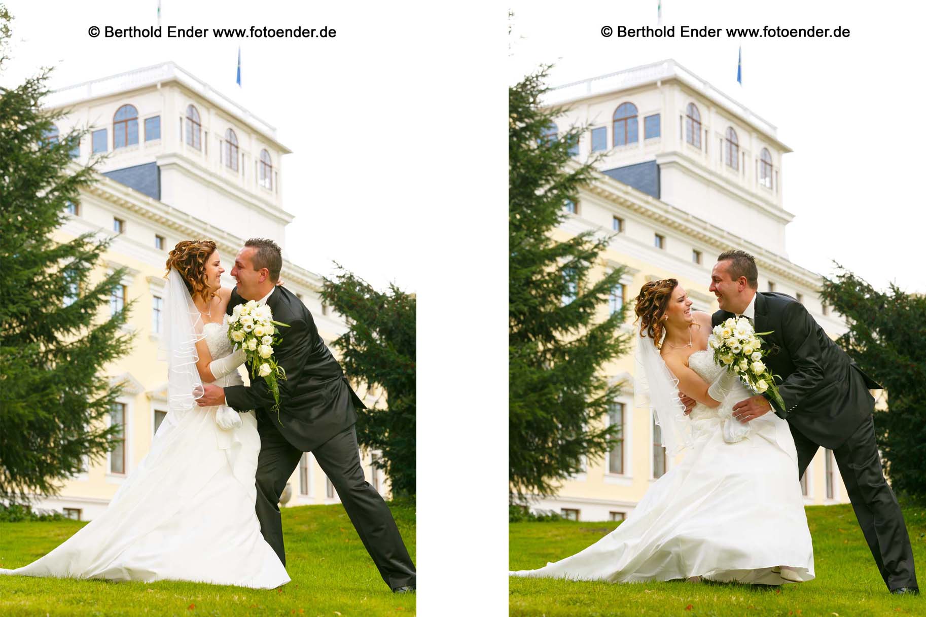 Brautpaar Shooting im Wörlitzer Park: Hochzeitsfotograf Berthold Ender