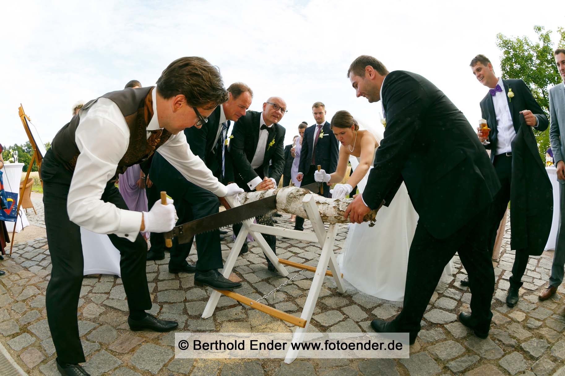 Hochzeitsfeier im Palmenhaus in Wörlitz