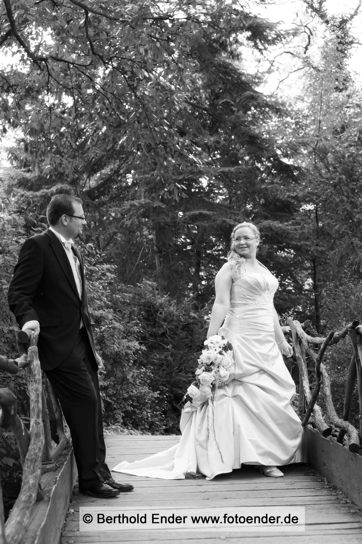 Brautpaar im Wörlitzer Park