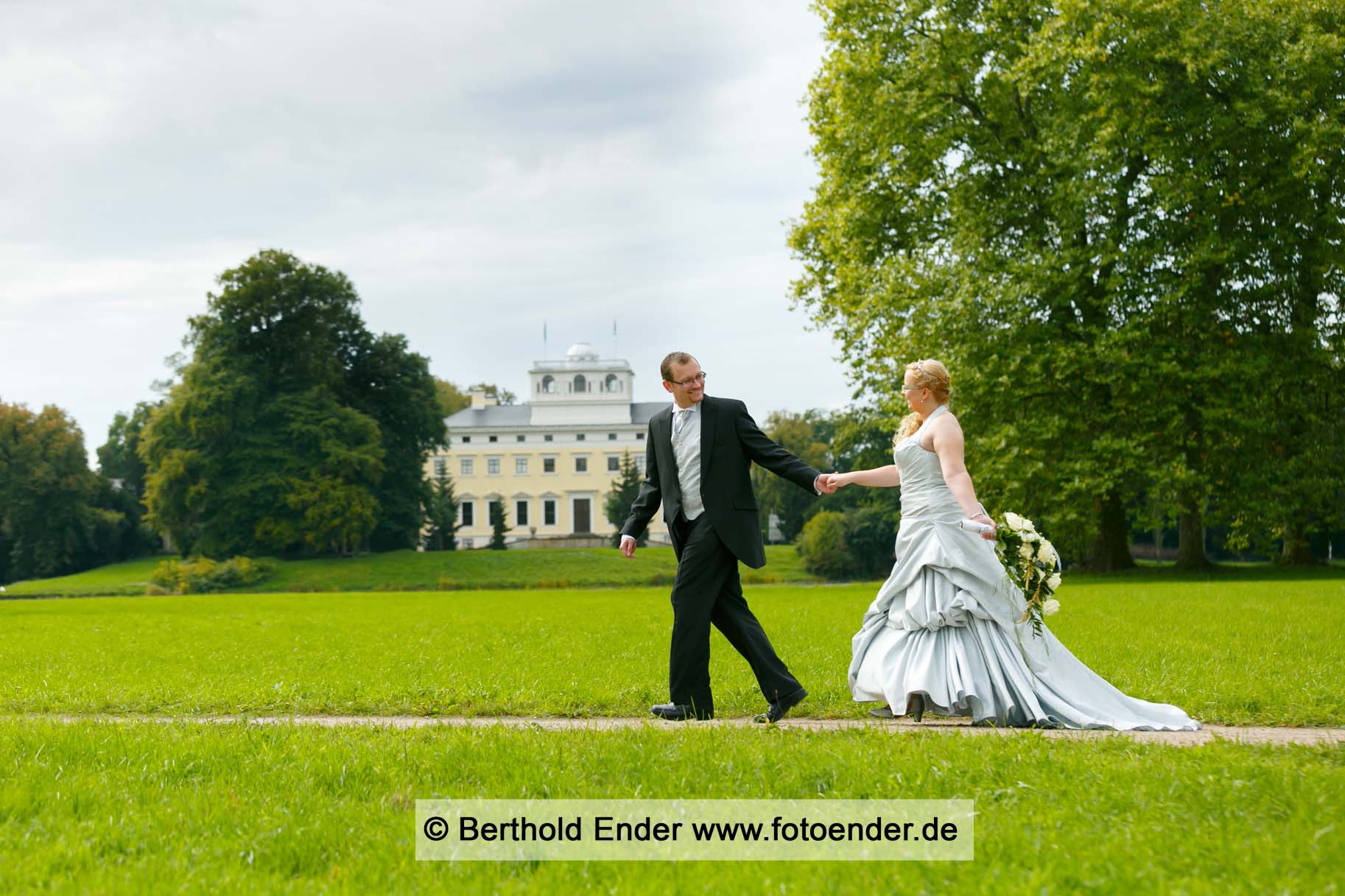 Brautpaar im Wörlitzer Park