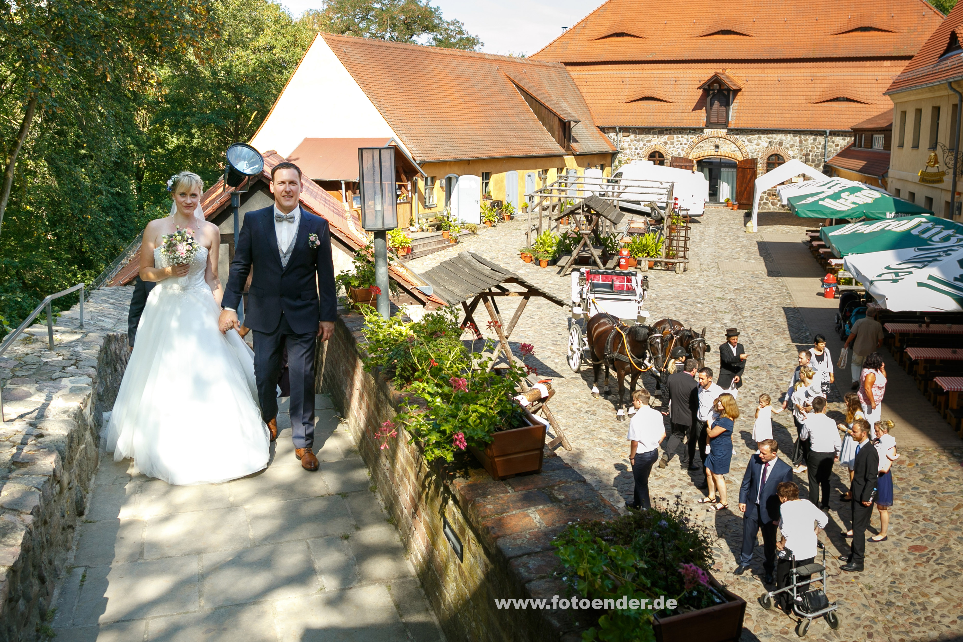Hochzeit auf Burg Rabenstein im Fläming