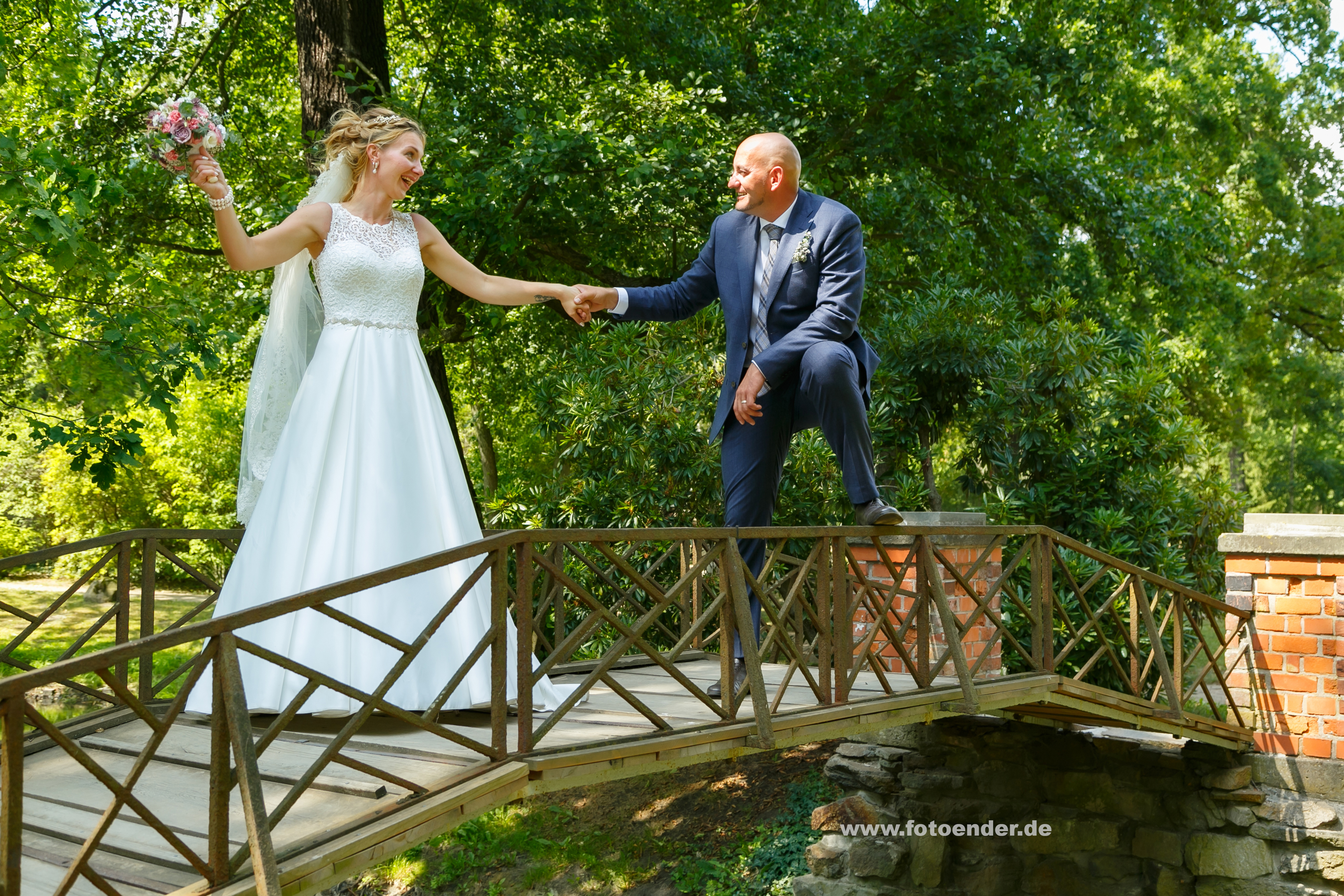 Hochzeitsfotos im Park Oranienbaum