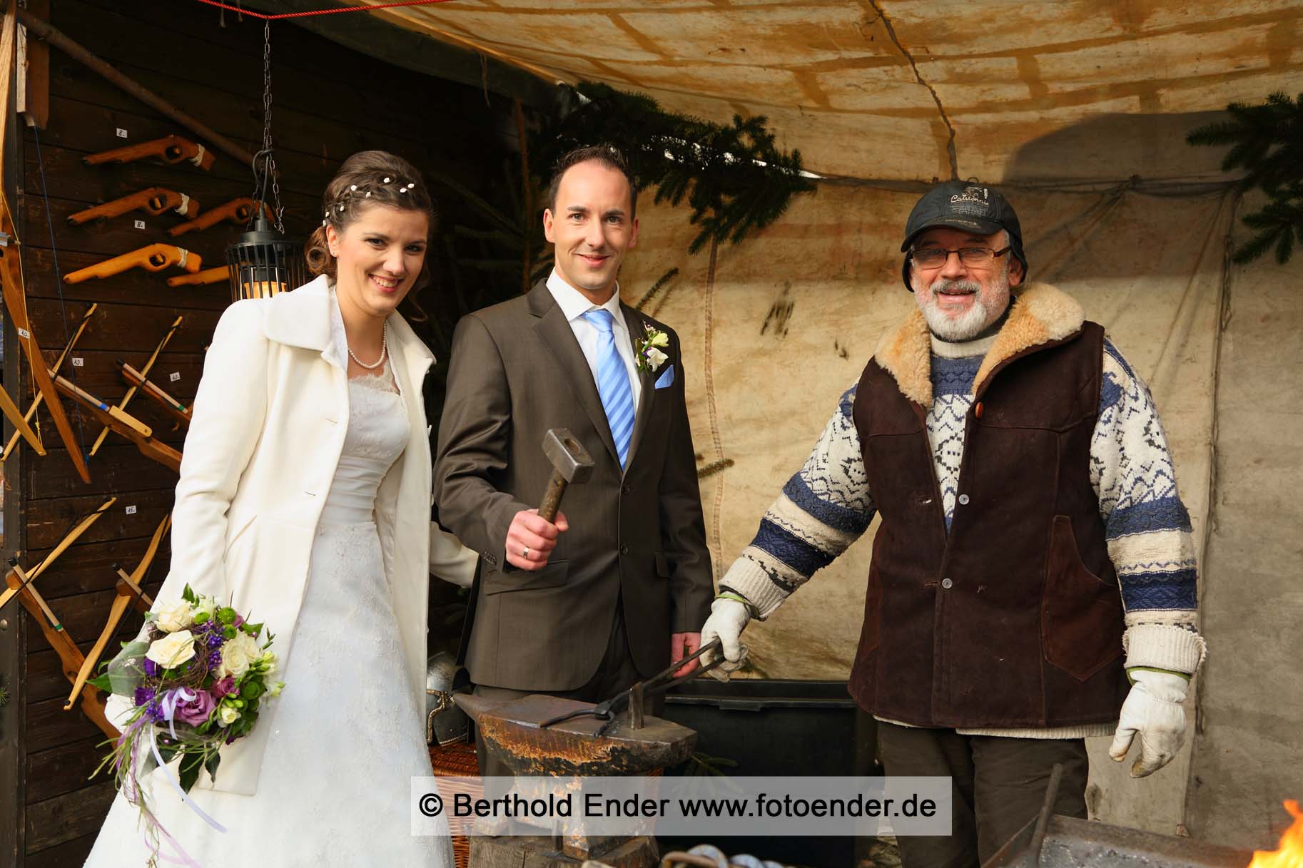 Hochzeitsfotos in der Altstadt von Lutherstadt Wittenberg: Fotostudio Ender